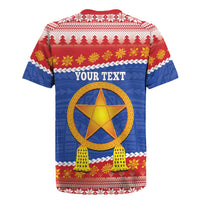 Personalized The Philippines Christmas Rugby Jersey Pilipinas Parol - Maligayang Pasko!