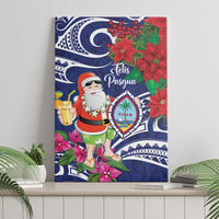 Guam Christmas Canvas Wall Art Poinsettia With Bougainvillea - Felis Pasgua! LT14 - Polynesian Pride