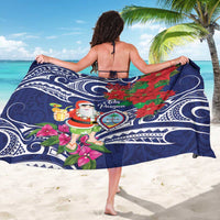 Guam Christmas Sarong Poinsettia With Bougainvillea - Felis Pasgua! LT14 - Polynesian Pride