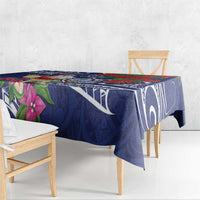 Guam Christmas Tablecloth Poinsettia With Bougainvillea - Felis Pasgua! LT14 - Polynesian Pride