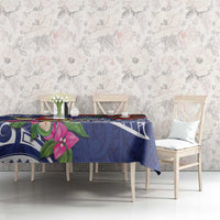 Guam Christmas Tablecloth Poinsettia With Bougainvillea - Felis Pasgua! LT14 - Polynesian Pride