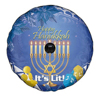 Hanukkah Jewish Festival Spare Tire Cover It's Lit - Polynesian Pattern LT14 - Polynesian Pride