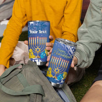 Personalised Hanukkah Jewish Festival Tumbler Cup It's Lit - Polynesian Pattern LT14 - Polynesian Pride