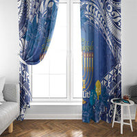 Hanukkah Jewish Festival Window Curtain It's Lit - Polynesian Pattern LT14 - Polynesian Pride