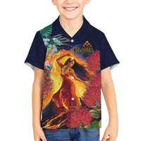 Hawaii Kilauea Big Islands Hawaiian Shirt Pele Goddess With Tropical Flowers LT14 - Polynesian Pride
