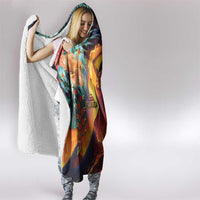 Hawaii Kilauea Big Islands Hooded Blanket Pele Goddess With Tropical Flowers LT14 - Polynesian Pride