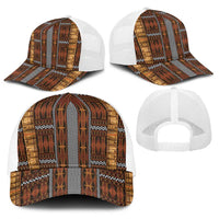 Malo e Lelei Tonga Baseball Net Cap Tongan Ngatu Tapa Cloth LT14 - Polynesian Pride