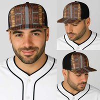 Malo e Lelei Tonga Baseball Net Cap Tongan Ngatu Tapa Cloth LT14 - Polynesian Pride