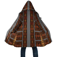 Malo e Lelei Tonga Cloak Tongan Ngatu Tapa Cloth LT14 Unisex Orange - Polynesian Pride