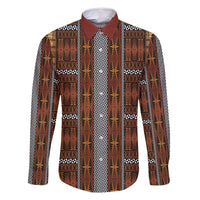 Malo e Lelei Tonga Family Matching Long Sleeve Bodycon Dress and Hawaiian Shirt Tongan Ngatu Tapa Cloth - Polynesian Pride