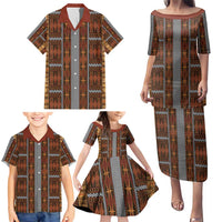 Malo e Lelei Tonga Family Matching Puletasi and Hawaiian Shirt Tongan Ngatu Tapa Cloth - Polynesian Pride