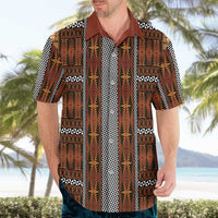 Malo e Lelei Tonga Hawaiian Shirt Tongan Ngatu Tapa Cloth LT14 - Polynesian Pride