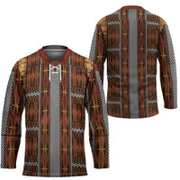Malo e Lelei Tonga Hockey Jersey Tongan Ngatu Tapa Cloth LT14 - Polynesian Pride
