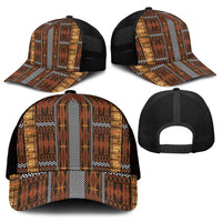Malo e Lelei Tonga Mesh Trucker Cap Tongan Ngatu Tapa Cloth - Polynesian Pride