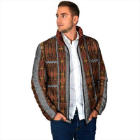 Malo e Lelei Tonga Padded Jacket Tongan Ngatu Tapa Cloth LT14 - Polynesian Pride