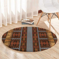 Malo e Lelei Tonga Round Carpet Tongan Ngatu Tapa Cloth - Polynesian Pride
