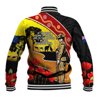 New Zealand And Australia ANZAC Day Baseball Jacket Aboriginal Maori Starring Night Style LT14 - Polynesian Pride