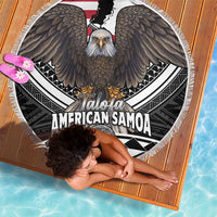Talofa American Samoa Flag Day Beach Blanket Bald Eagle Polynesian Tattoo LT14 - Polynesian Pride