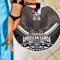Talofa American Samoa Flag Day Beach Blanket Bald Eagle Polynesian Tattoo LT14 - Polynesian Pride