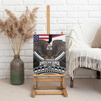 Talofa American Samoa Flag Day Canvas Wall Art Bald Eagle Polynesian Tattoo LT14 - Polynesian Pride