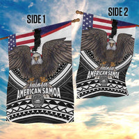 Talofa American Samoa Flag Day Garden Flag Bald Eagle Polynesian Tattoo LT14 - Polynesian Pride