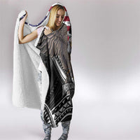 Talofa American Samoa Flag Day Hooded Blanket Bald Eagle Polynesian Tattoo LT14 - Polynesian Pride