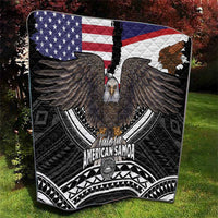 Talofa American Samoa Flag Day Quilt Bald Eagle Polynesian Tattoo LT14 - Polynesian Pride