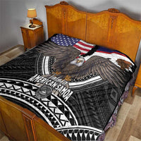 Talofa American Samoa Flag Day Quilt Bald Eagle Polynesian Tattoo LT14 - Polynesian Pride