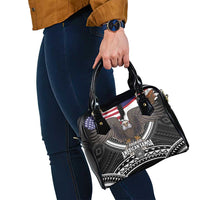 Talofa American Samoa Flag Day Shoulder Handbag Bald Eagle Polynesian Tattoo LT14 - Polynesian Pride