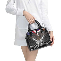 Talofa American Samoa Flag Day Shoulder Handbag Bald Eagle Polynesian Tattoo LT14 - Polynesian Pride