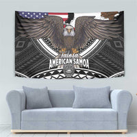 Talofa American Samoa Flag Day Tapestry Bald Eagle Polynesian Tattoo LT14 - Polynesian Pride