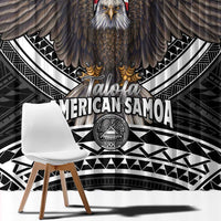 Talofa American Samoa Flag Day Window Curtain Bald Eagle Polynesian Tattoo LT14 - Polynesian Pride