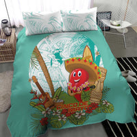Hawaii Cinco de Mayo Bedding Set Chili Pepper Hula Girl Tropical Vibes LT14 - Polynesian Pride