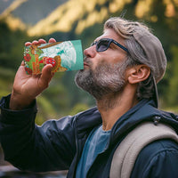 Hawaii Cinco de Mayo 4 in 1 Can Cooler Tumbler Chili Pepper Hula Girl Tropical Vibes