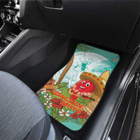 Hawaii Cinco de Mayo Car Mats Chili Pepper Hula Girl Tropical Vibes