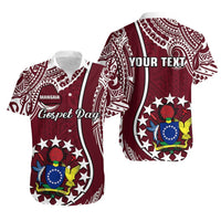 Personalised June 15 Mangaia Gospel Day Mangaia Cook Islands Hawaiian Shirt Maroon Version LT14 Maroon - Polynesian Pride