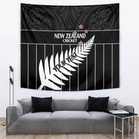 Custom New Zealand Silver Fern Cricket Tapestry Aotearoa Maori Go Black Cap LT14 Black - Polynesian Pride