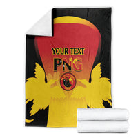 Custom Papua New Guinea Cricket Blanket 2024 Go PNG LT14 - Polynesian Pride