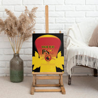 Custom Papua New Guinea Cricket Canvas Wall Art 2024 Go PNG LT14 - Polynesian Pride