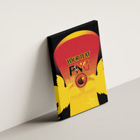 Custom Papua New Guinea Cricket Canvas Wall Art 2024 Go PNG LT14 - Polynesian Pride