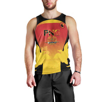 Custom Papua New Guinea Cricket Men Tank Top 2024 Go PNG LT14 - Polynesian Pride