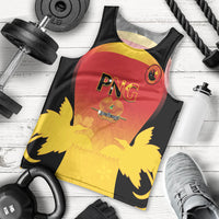 Custom Papua New Guinea Cricket Men Tank Top 2024 Go PNG LT14 - Polynesian Pride