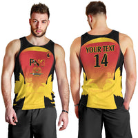 Custom Papua New Guinea Cricket Men Tank Top 2024 Go PNG LT14 - Polynesian Pride