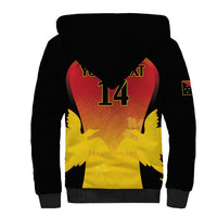 Custom Papua New Guinea Cricket Sherpa Hoodie 2024 Go PNG LT14 - Polynesian Pride