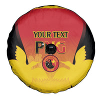 Custom Papua New Guinea Cricket Spare Tire Cover 2024 Go PNG LT14 - Polynesian Pride