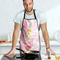Pink Hawaii Shark Tattoo Apron Puakenikeni Lei Plumeria Polynesian Pattern LT14 - Polynesian Pride