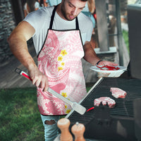 Pink Hawaii Shark Tattoo Apron Puakenikeni Lei Plumeria Polynesian Pattern LT14 - Polynesian Pride