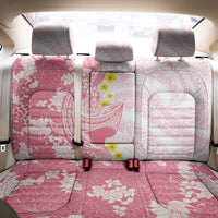 Pink Hawaii Shark Tattoo Back Car Seat Cover Puakenikeni Lei Plumeria Polynesian Pattern LT14 - Polynesian Pride