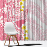 Pink Hawaii Shark Tattoo Window Curtain Puakenikeni Lei Plumeria Polynesian Pattern LT14 - Polynesian Pride