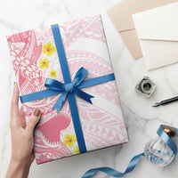 Pink Hawaii Shark Tattoo Wrapping Paper Puakenikeni Lei Plumeria Polynesian Pattern LT14 - Polynesian Pride